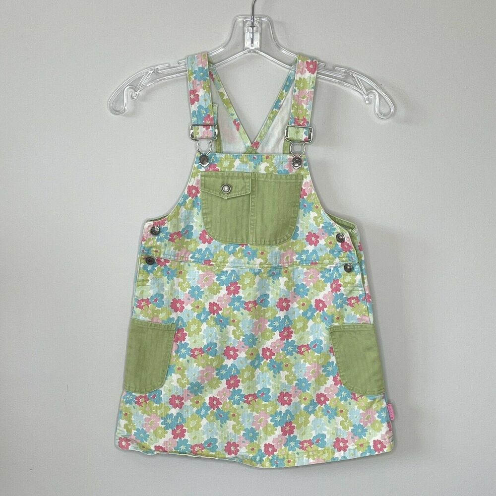 Company B Jumper Dress Girl’s Large Floral Kids Spring Overall